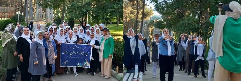 ورزش صبحگاهی بانوان گنبدکاووس