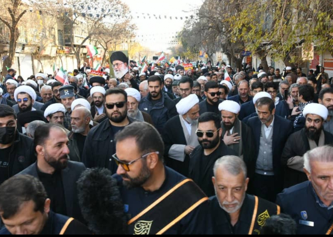 حضور  هیئت ورزش های همگانی استان فارس و شیراز در راهپیمایی محکومیت اقدامات تروریستی اخیر