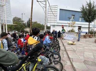 همایش دوچرخه سواری همگانی در شهرستان کوثر برگزار شد