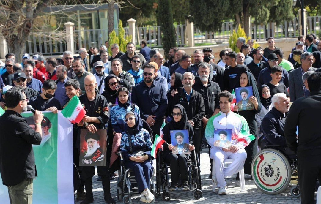حضور هیئت ورزشهای همگانی استان فارس در اجتماع بزرگ ورزشکاران شیراز