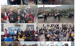 همایش بزرگ پیاده‌روی خانوادگی در گرمی بمناسبت هفته تربیت بدنی و ورزش برگزار شد