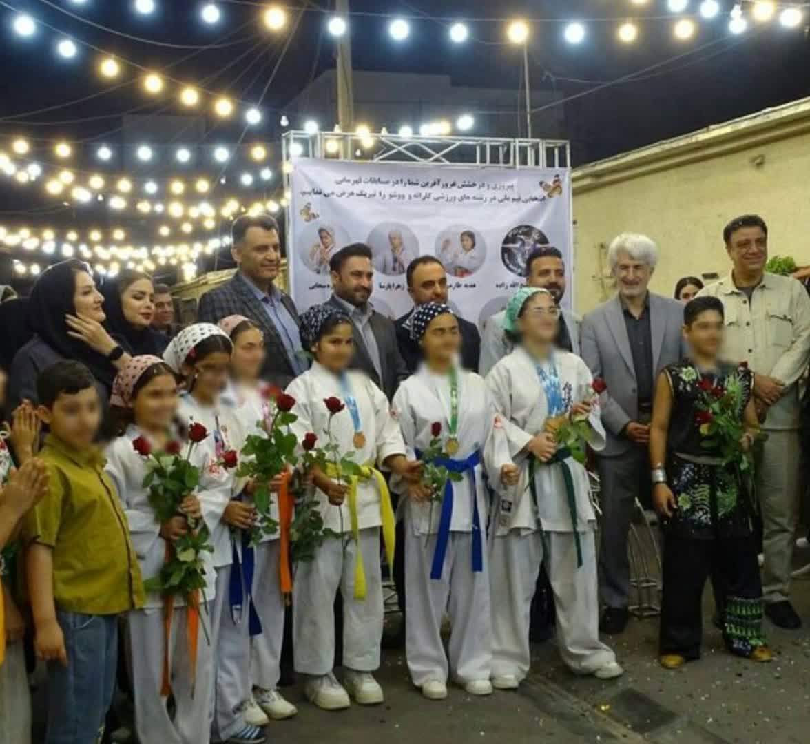 جشن قهرمانی ورزشی و انتخابی تیم ملی فرزندان شهر راز در کوی امام علی (ع) برگزار شد