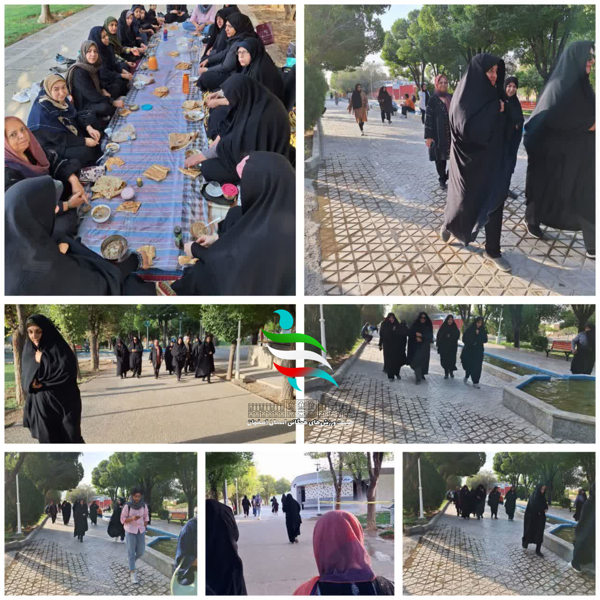 برگزاری همایش در قالب طرح شهید سلامی پیاده‌روی و ورزش صبحگاهی ویژه بانوان در تیران و کرون