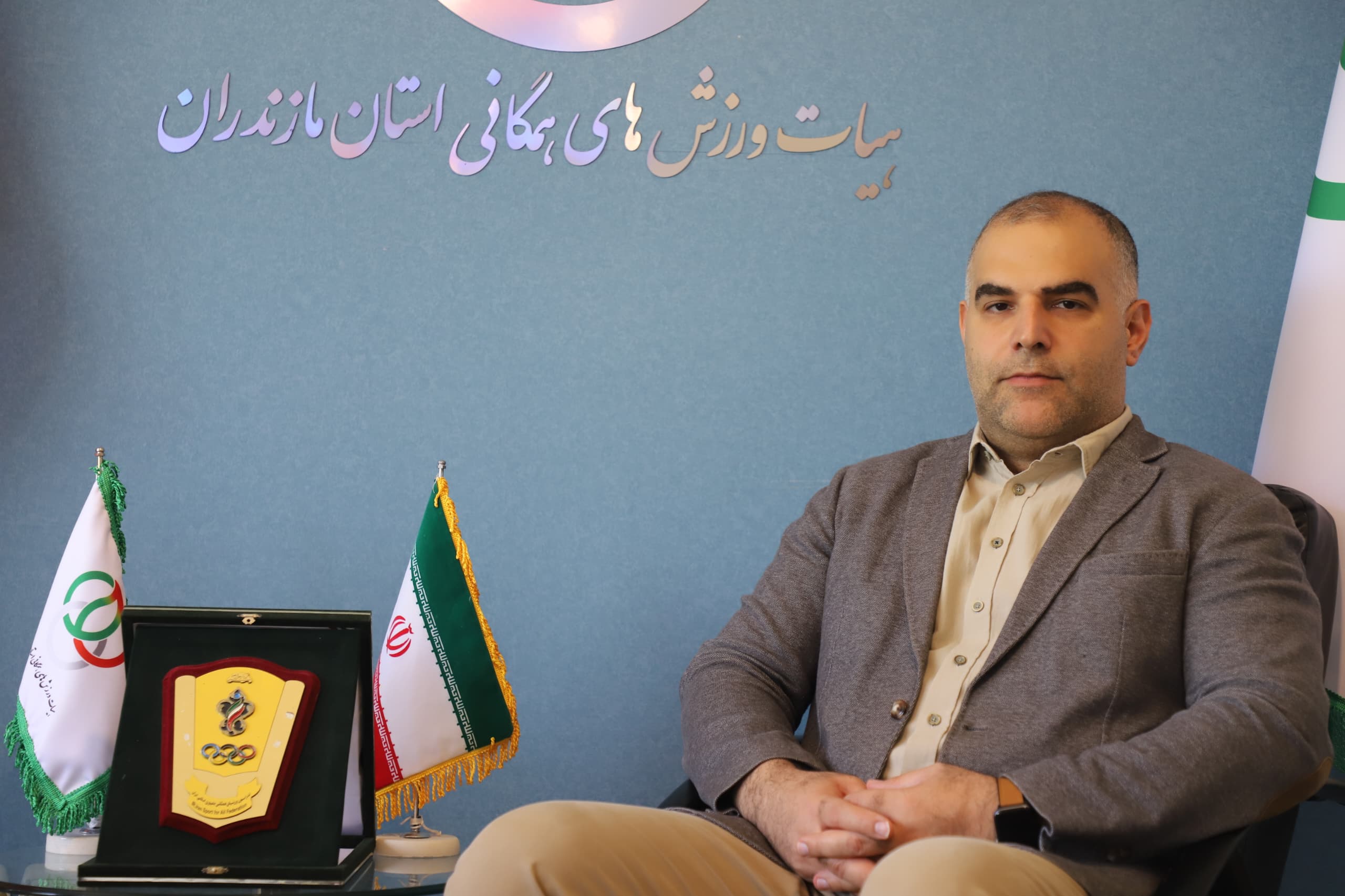 روهام ابوطالبی رئیس هیات ورزش های همگانی مازندران: مردمی پویا شهری فعال میطلبد...