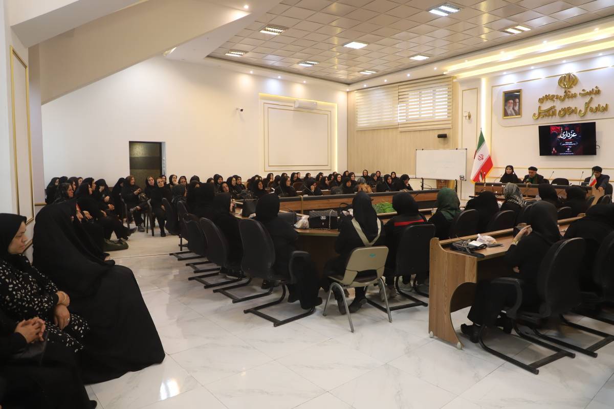 شور عاشورا در سایه پرچم رضوی؛ بانوان ورزشکار اردبیل در سوگ سیدالشهدا(ع) گردهم آمدند