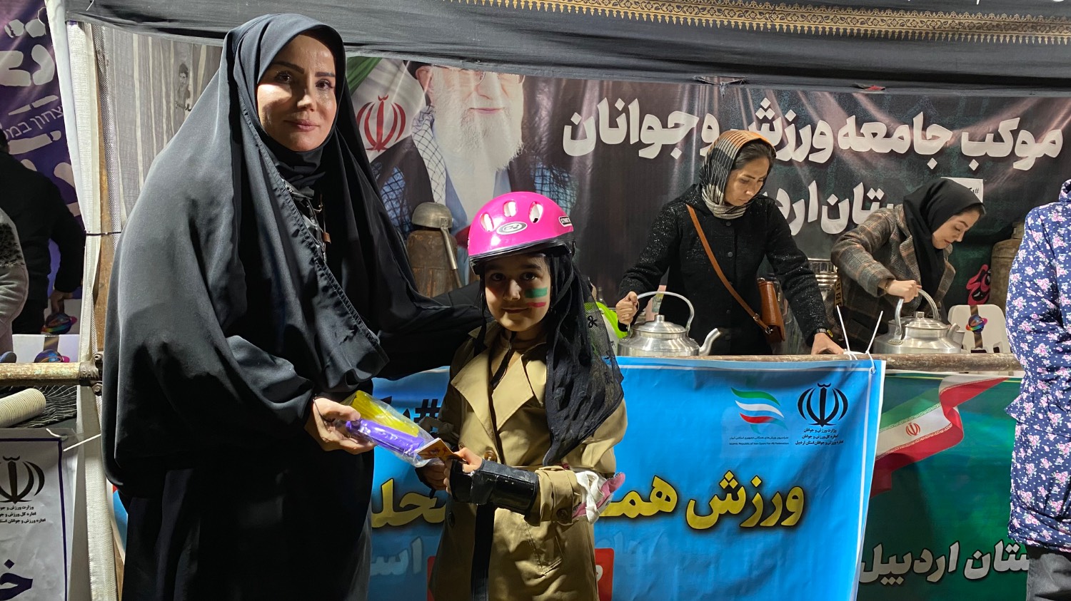 روایت شور و سلامت در موکب ورزش‌های همگانی اردبیل؛ از نشاط کودکان تا اجرای طرح «سحر» برای خانواده‌ها