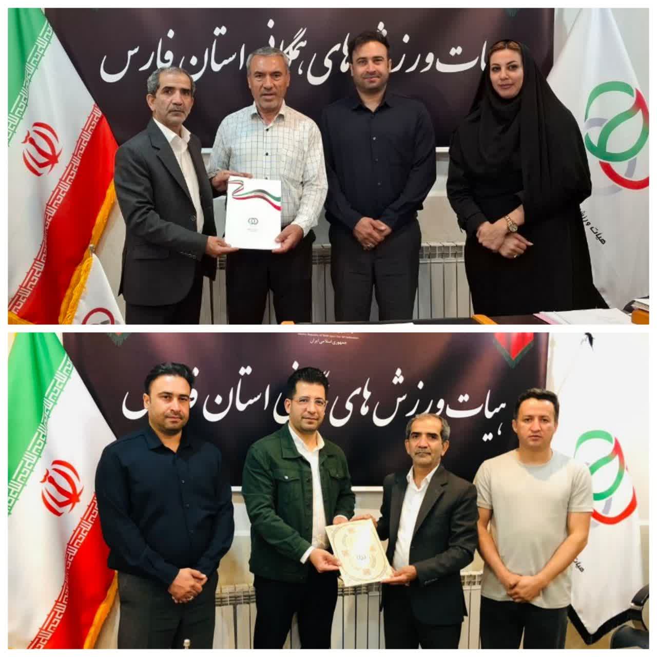 انتصاب مسئول کمیته داوطلبین ورزشی و خزانهدار هیأت ورزشهای همگانی فارس؛ گامی تازه در مسیر سازماندهی و توسعه