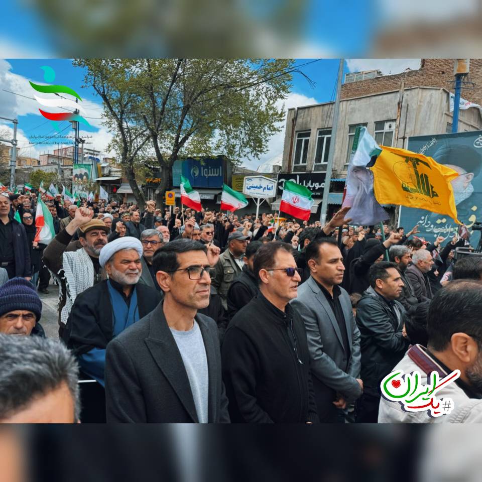 حضور علی خلیلی در مراسم بزرگداشت اربعین رهبر شهید در ارومیه 