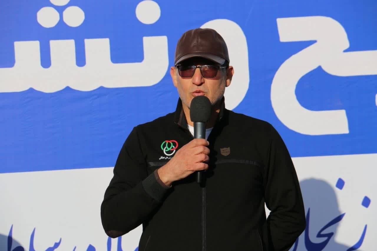 برگزاری و پخش زنده همایش ورزش همگانی در شهرستان سلطانیه در حضور رییس و دبیر فدراسیون‌